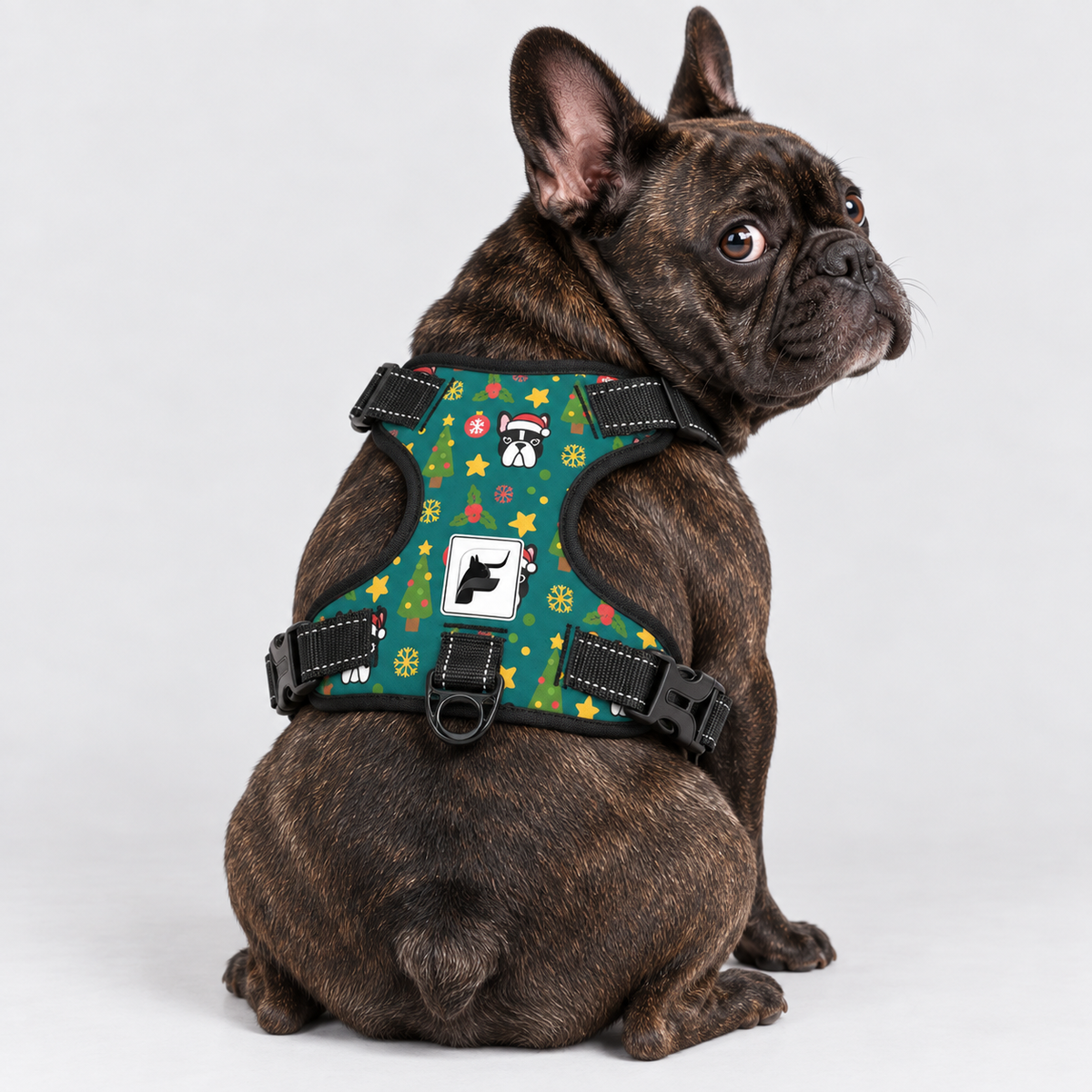 Printed French Bulldog Harnesses