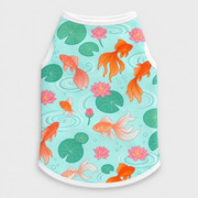 Goldfish & Lily Pads French Bulldog Cotton Tank Top