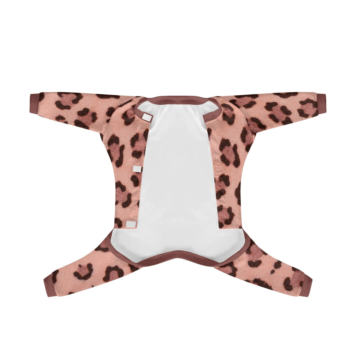 Blush Leopard French Bulldog pajamas product view 1