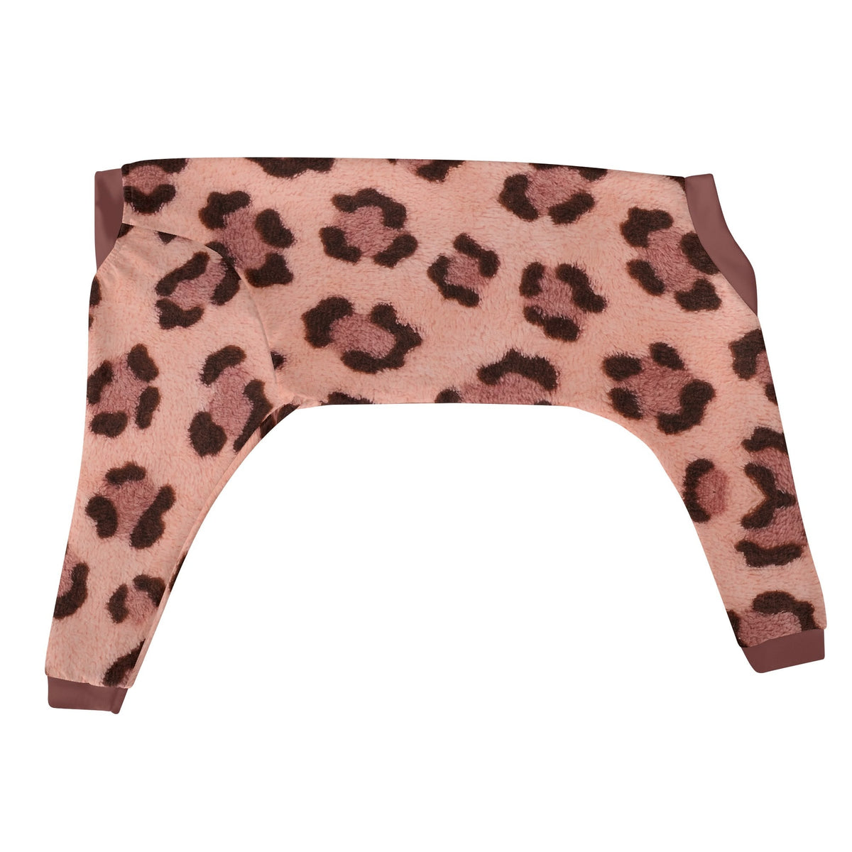 Blush Leopard French Bulldog pajamas product view 3