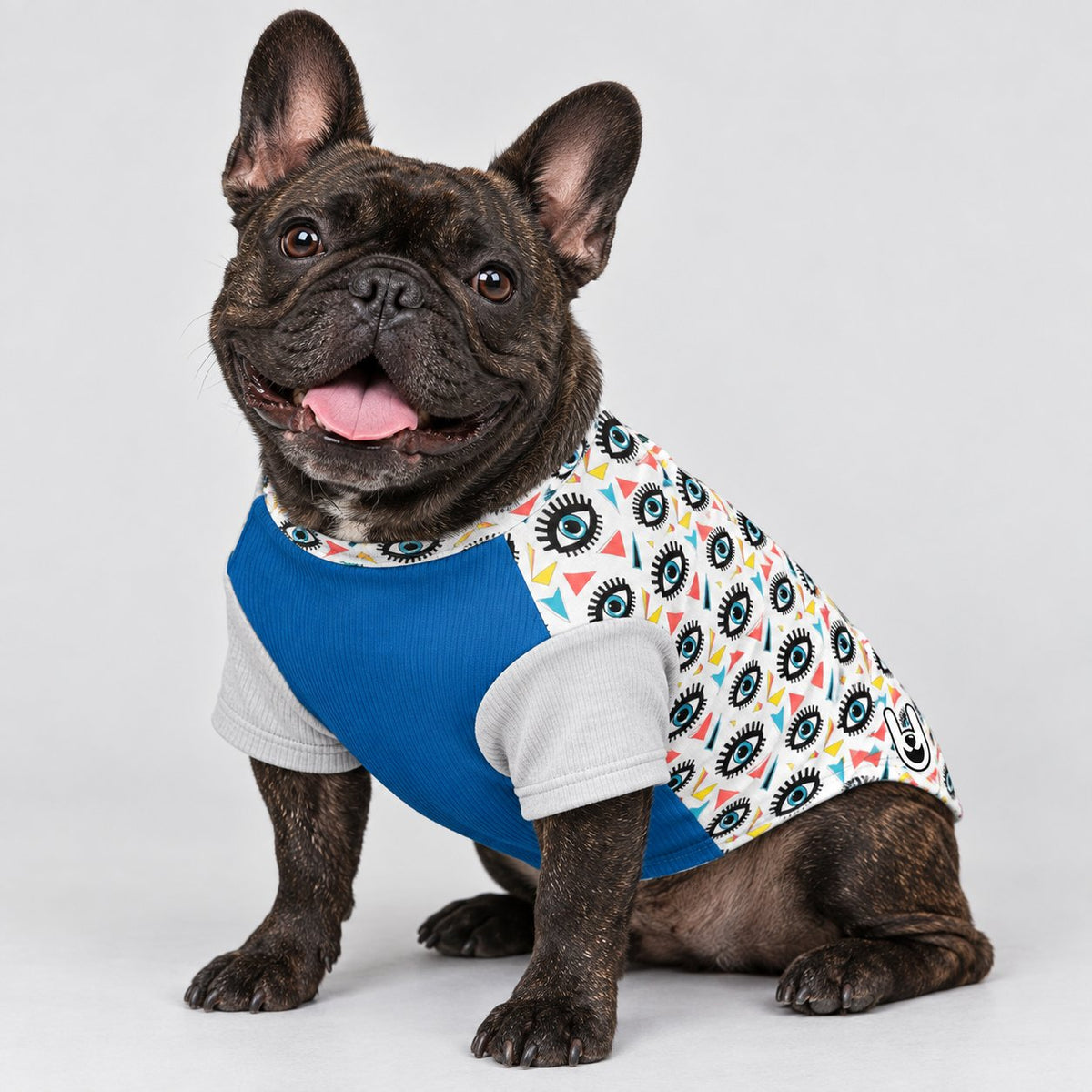 French Bulldog wool sweater, soft knit with a personalized print