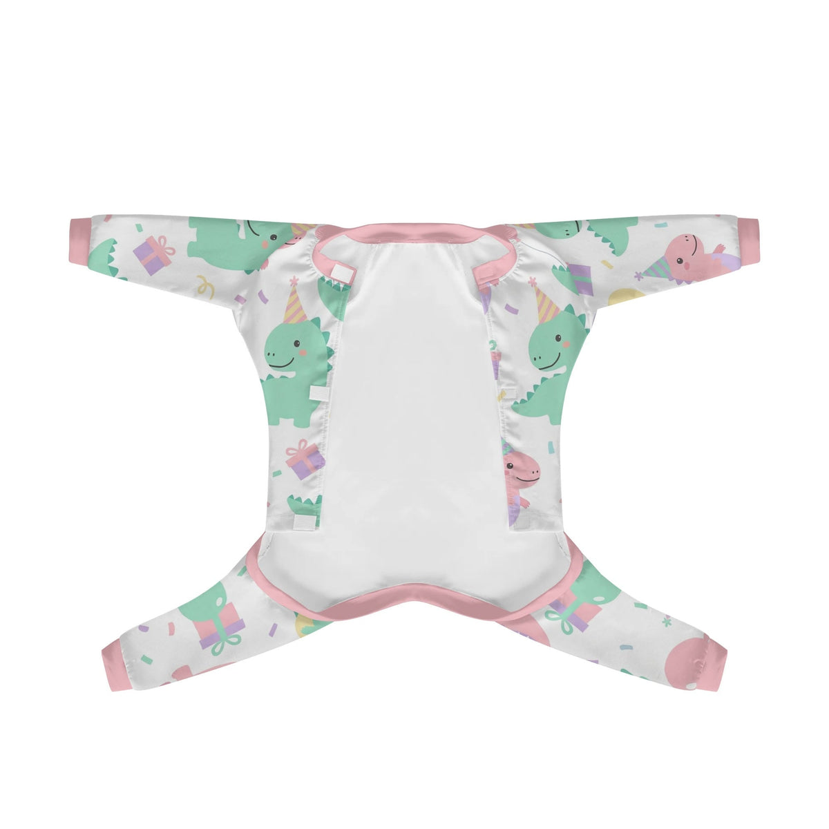 Pastel Dinosaur French Bulldog pajamas product view 1
