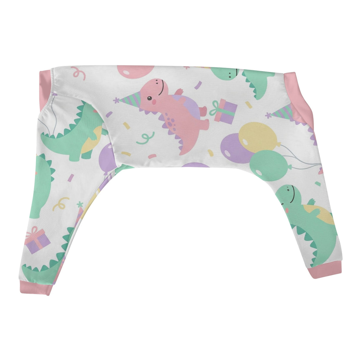 Pastel Dinosaur French Bulldog pajamas product view 3