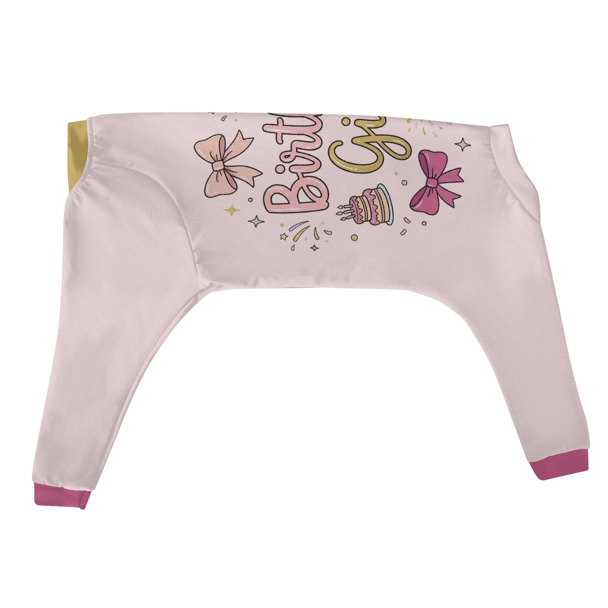 Birthday Party French Bulldog pajamas product view 3