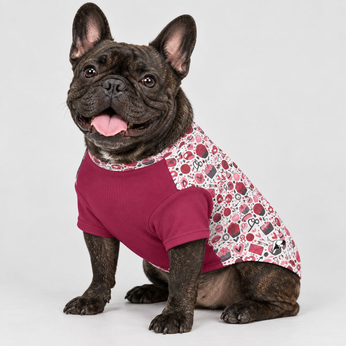 French Bulldog wool sweater knit for cold-weather warmth