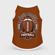 Varsity Football French Bulldog Cotton Tank Top