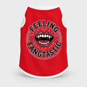 Feeling Fangtastic Halloween French Bulldog Cotton Tank Top