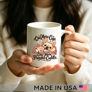One More Cup. One More Frenchie Cuddle. — French Bulldog Coffee Mug