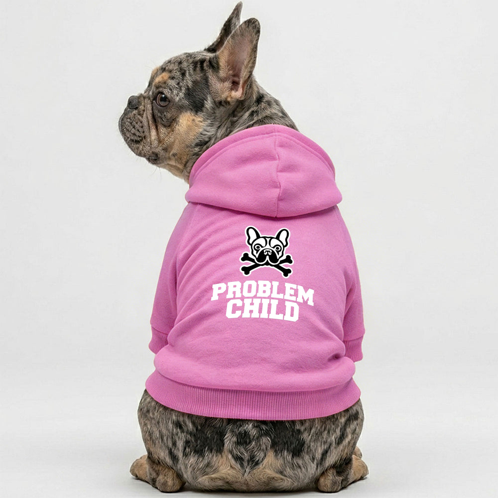 Problem Child French Bulldog Hoodie | The Frenchie Shop 100% Cotton Sweatshirt