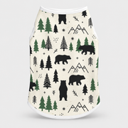 Woodland Bears French Bulldog Cotton Tank Top