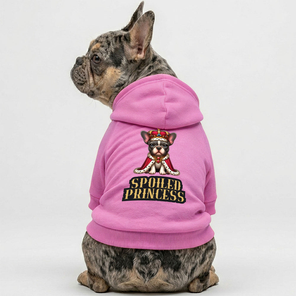 Spoiled Princess French Bulldog Hoodie | The Frenchie Shop 100% Cotton Sweatshirt