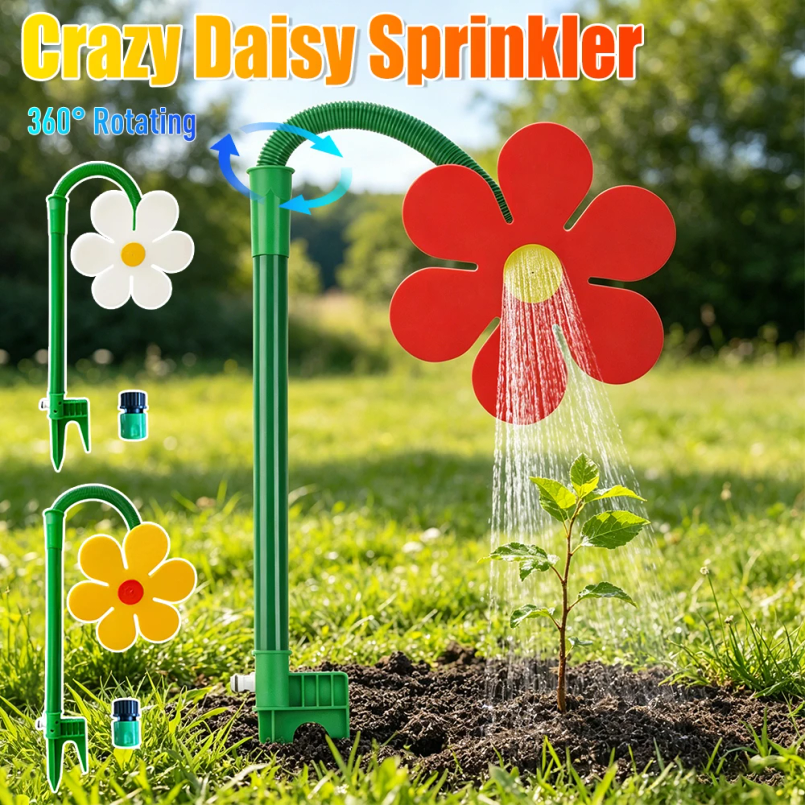 Garden sprinkler with a standard garden hose fitting