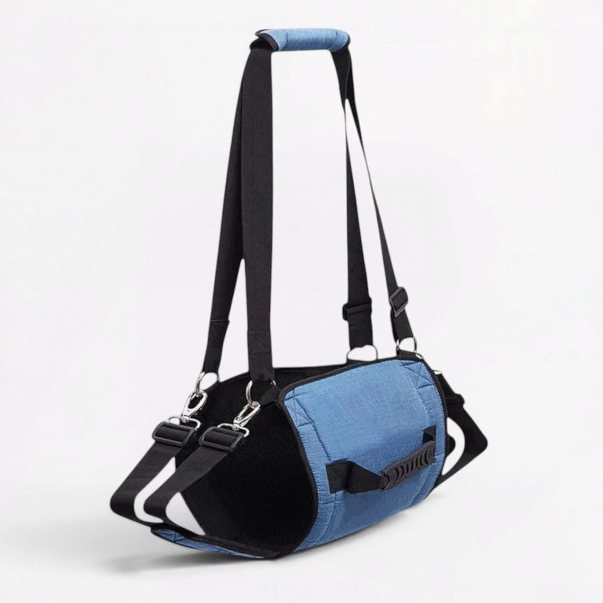 Breathable mesh belly sling for French Bulldogs with soft finished edges