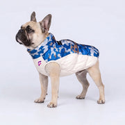 French Bulldog Camo Cotton Coat | Frenchie Windproof Winter Coat