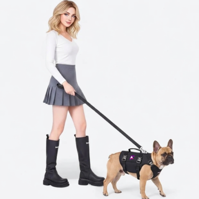 French Bulldog Cross-Shoulder Backpack Carrier | Frenchie 3-in-1 Carrier