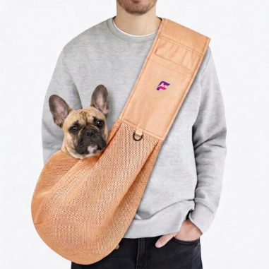 French Bulldog Crossbody Carrier Backpack | Frenchie Shoulder Bag