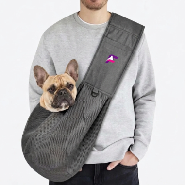 French Bulldog Crossbody Carrier Backpack | Frenchie Shoulder Bag
