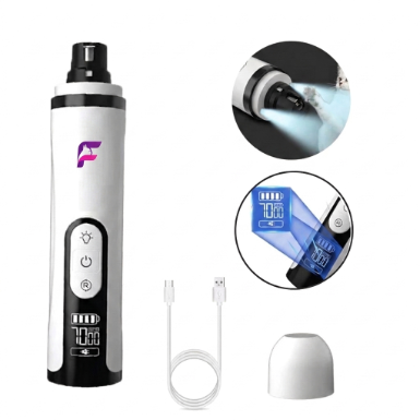 French Bulldog Electric Nail Trimmer with LCD Display | Frenchie Groomer