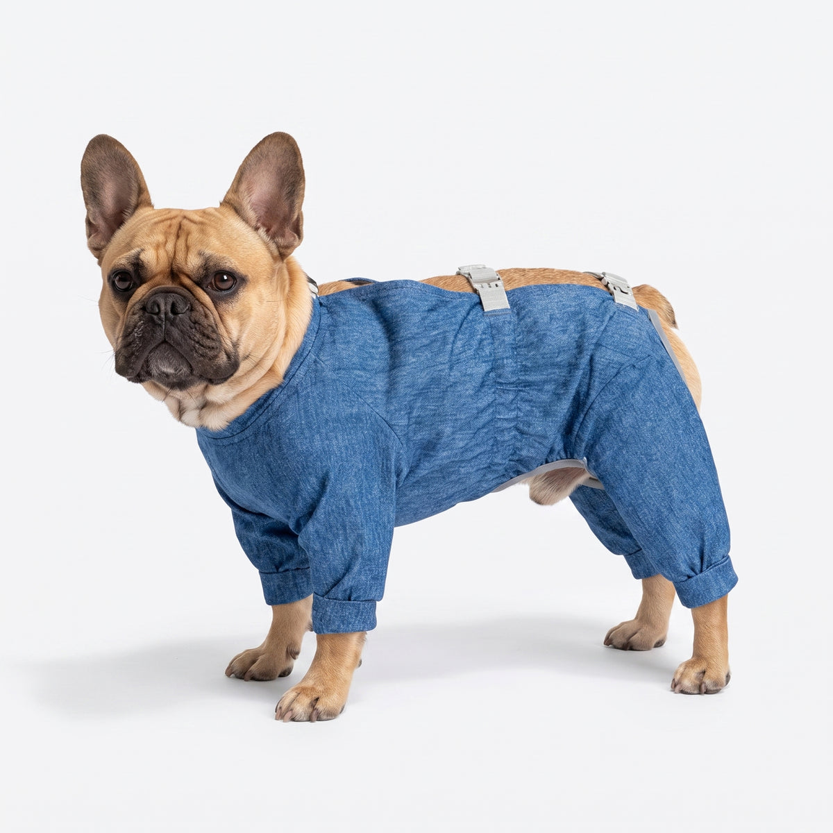 French Bulldog Full-Body Waterproof Jumpsuit | Frenchie Rain Suit