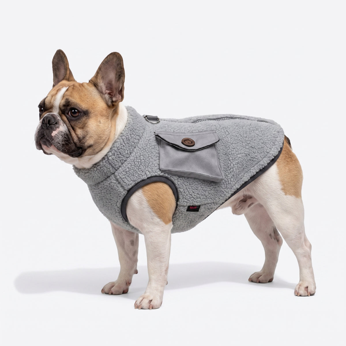 French Bulldog Lamb Soft Wool Vest | Frenchie Plush Fleece Vest