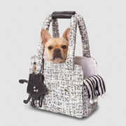 French Bulldog handbag carrier with a soft cosy lining