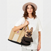 French Bulldog Portable Car Safety Seat | Frenchie Console Carrier
