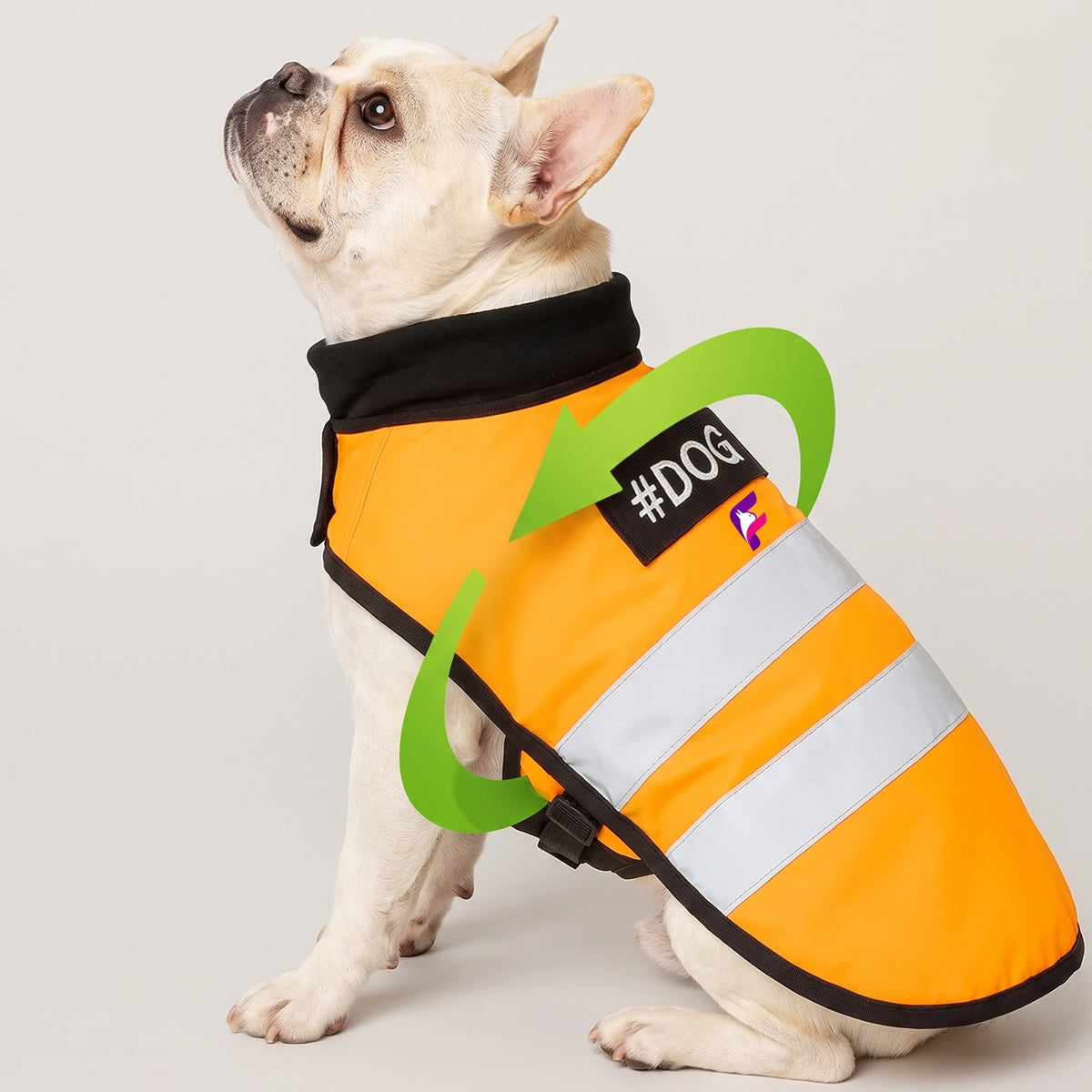 French Bulldog Reflective Safety Vest | Frenchie Walking & Running Vest