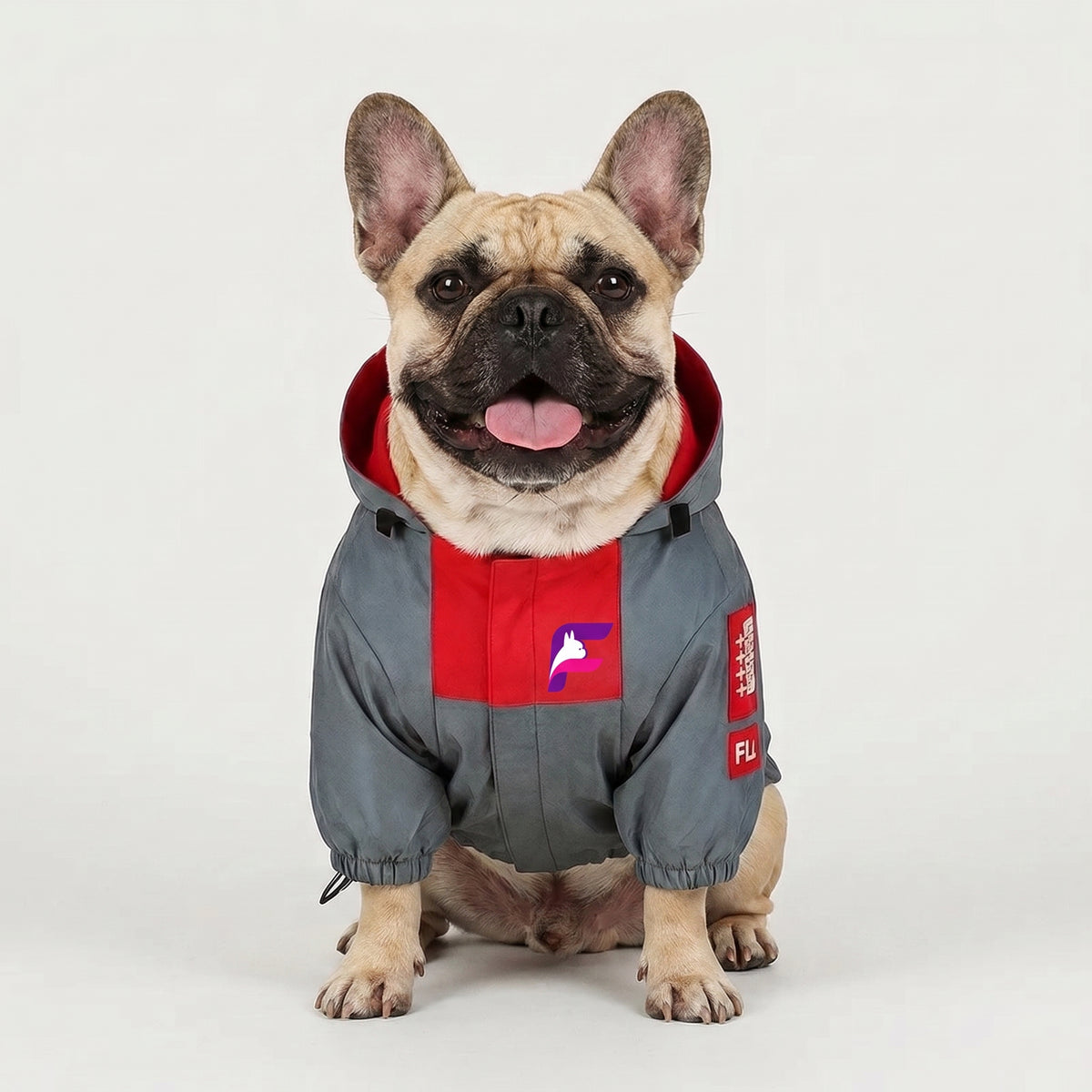 French Bulldog Reflective Sports Jacket | Frenchie Weatherproof Coat
