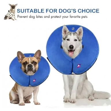 French Bulldog Soft Inflatable Recovery Collar | Frenchie Comfort Cone