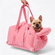 French Bulldog Travel Carrier Bag | Frenchie Car Seat & Travel Bed