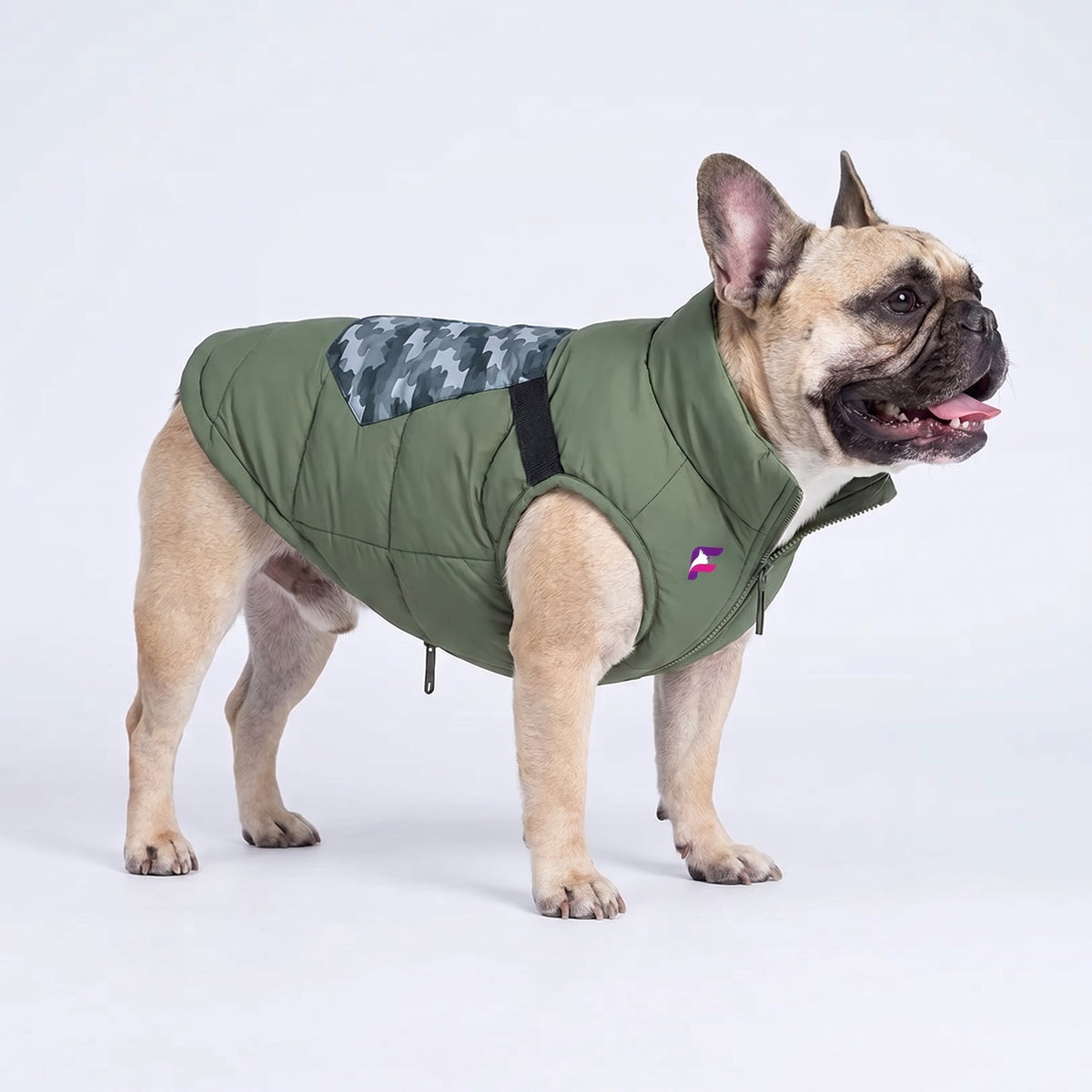 French Bulldog Waterproof Pocket Jacket | Frenchie Utility Coat