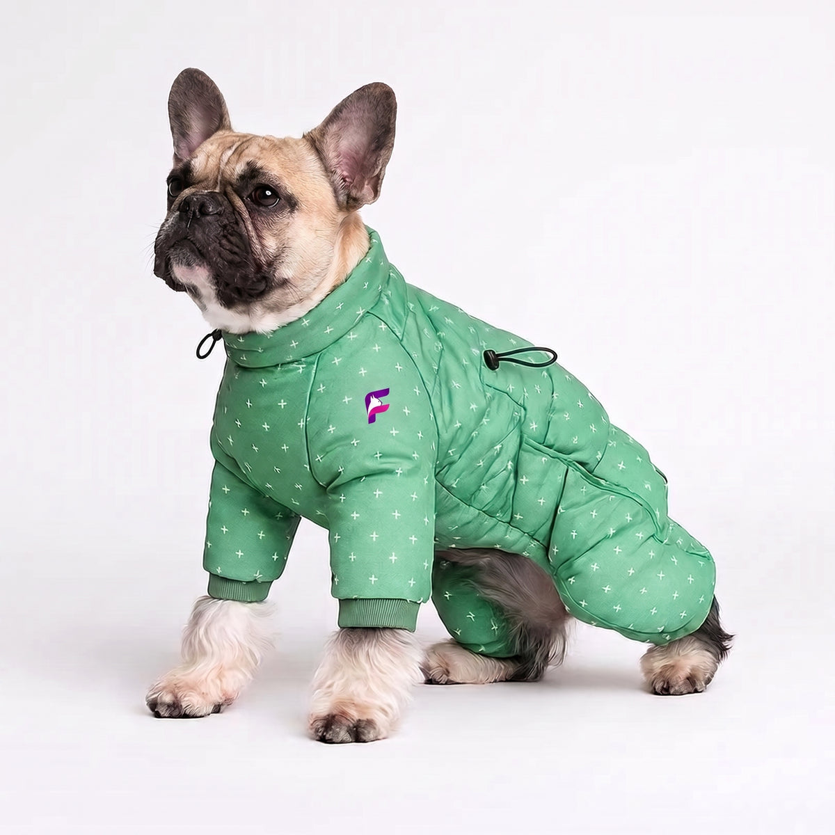 French Bulldog Waterproof Winter Jumpsuit | Frenchie Full-Body Suit