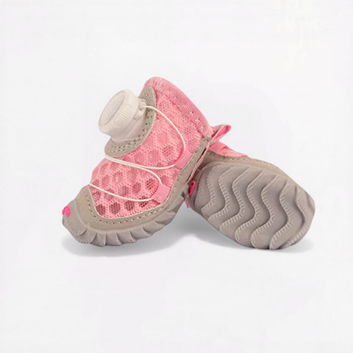 Summer dog shoes for French Bulldogs in Green