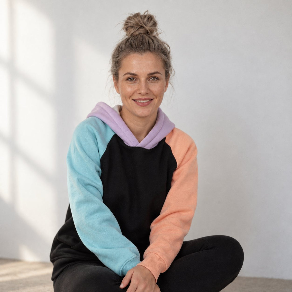 Soft breathable Frenchie hoodie for long indoor stretches
