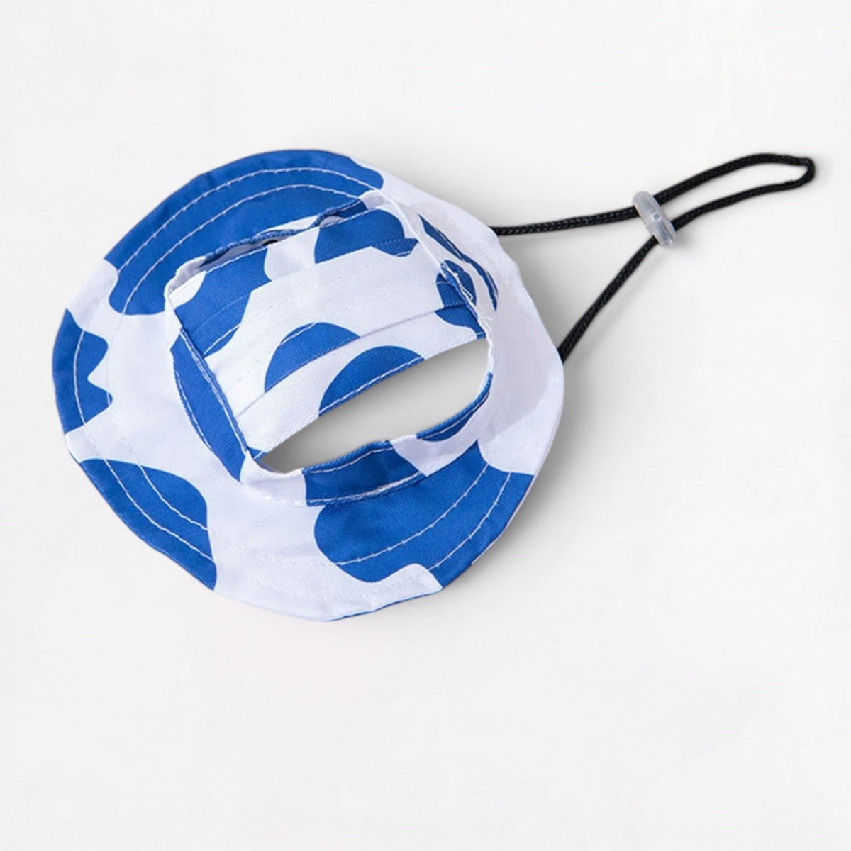 Frenchie sun hat in a floral print with a soft inner edge