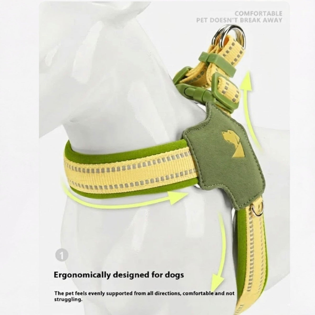 French Bulldog harness and rope leash sold together, or the harness on its own