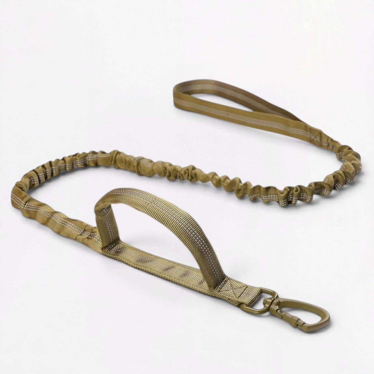 Checkered Frenchie harness in brown