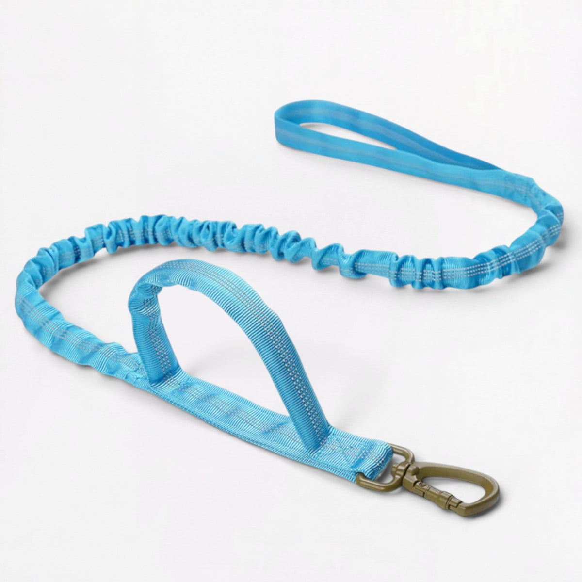 Checkered Frenchie harness in blue