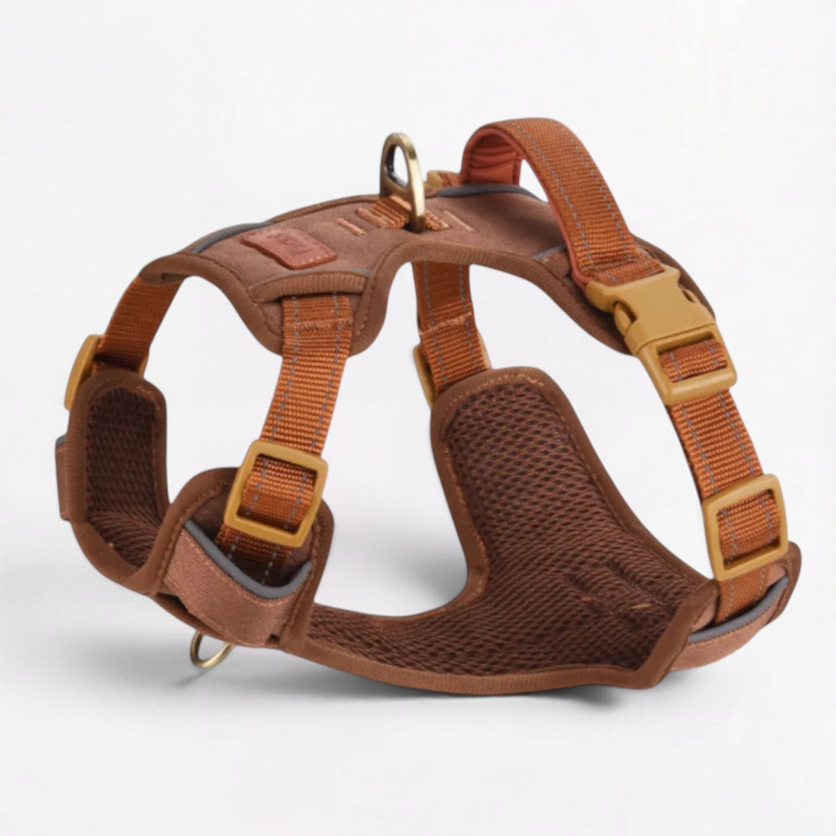 French Bulldog harness in sizes XXS to L, fitted by chest and neck measurement