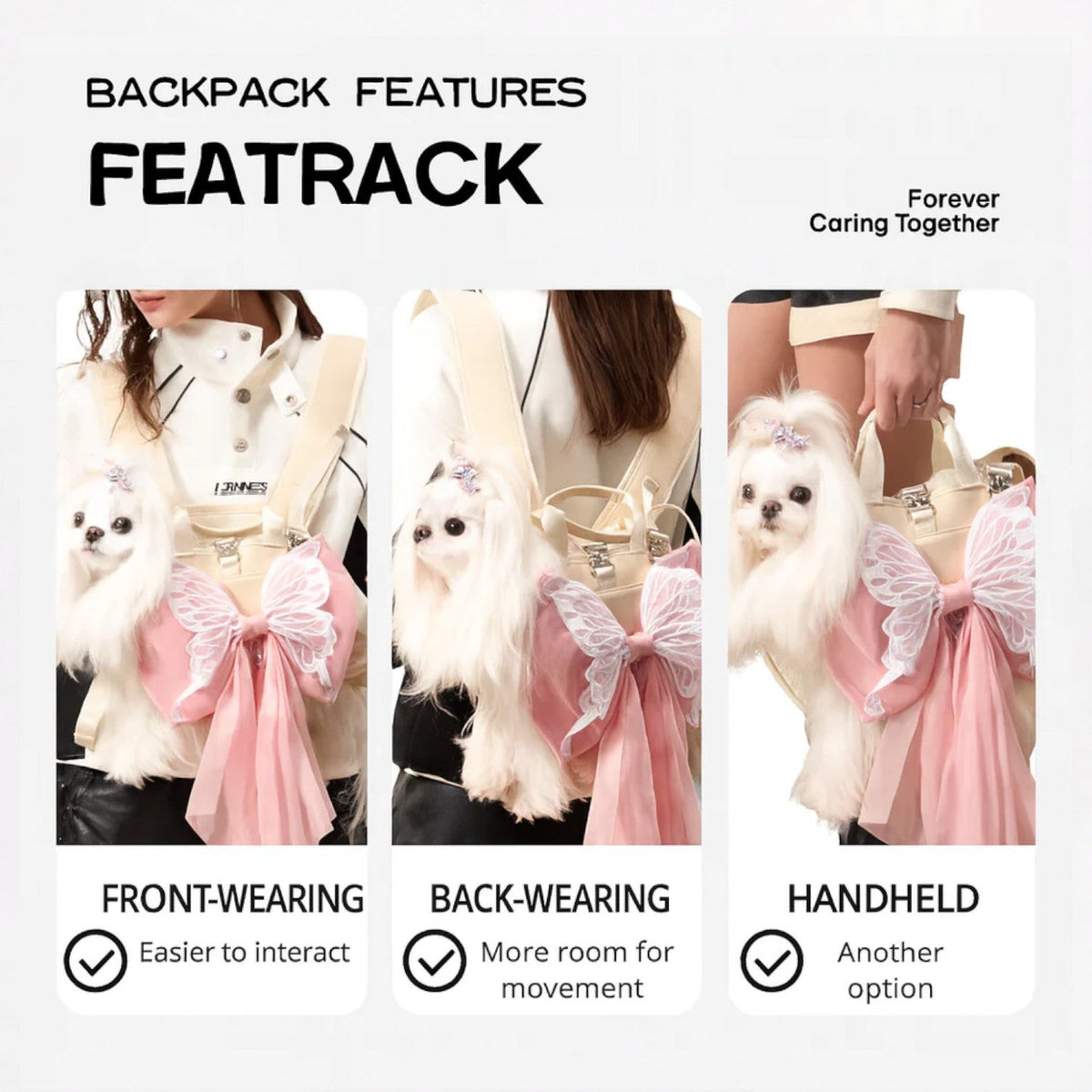 French Bulldog mesh carrier backpack with metal fittings and a structured shell
