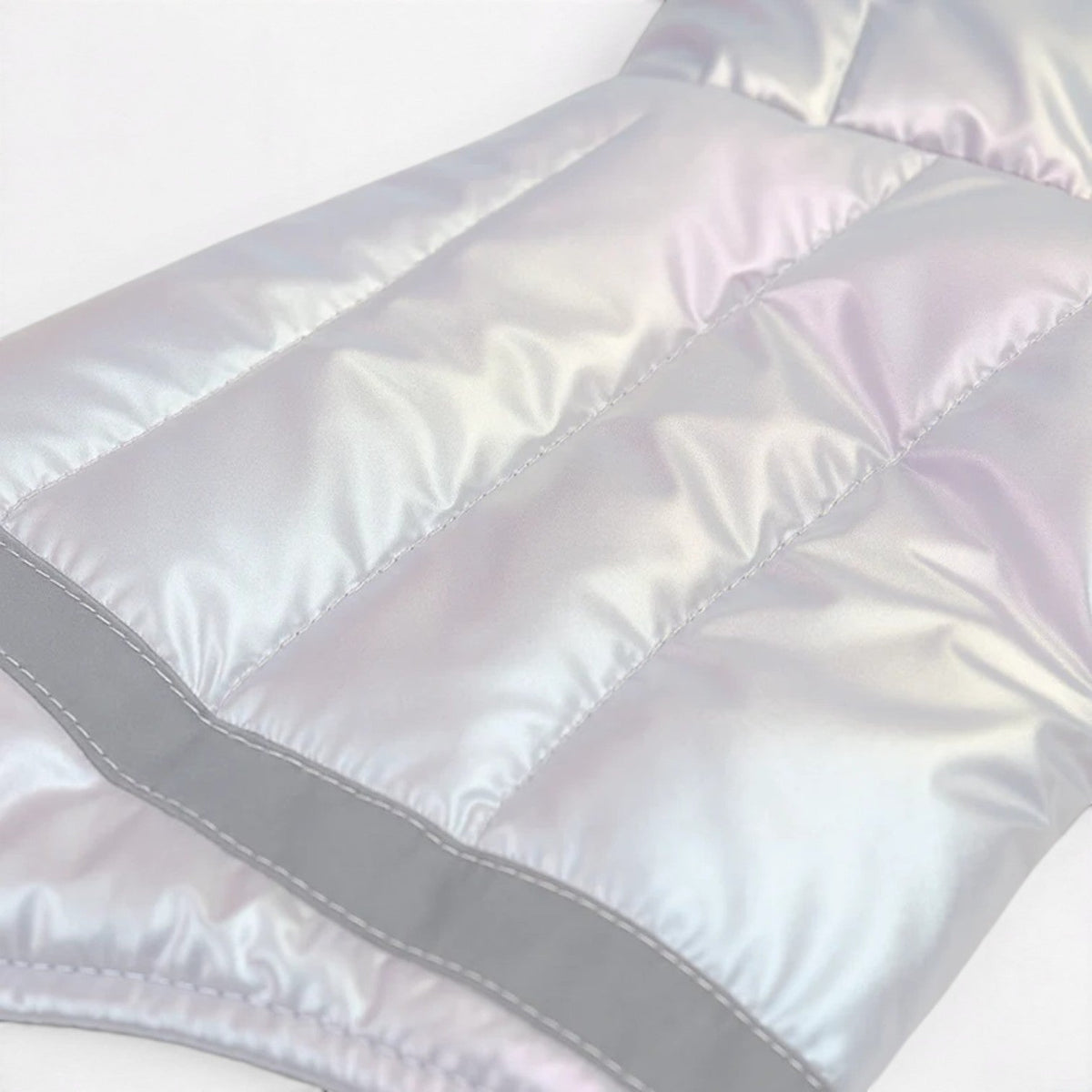 Open-arm French Bulldog winter vest that leaves the shoulders free