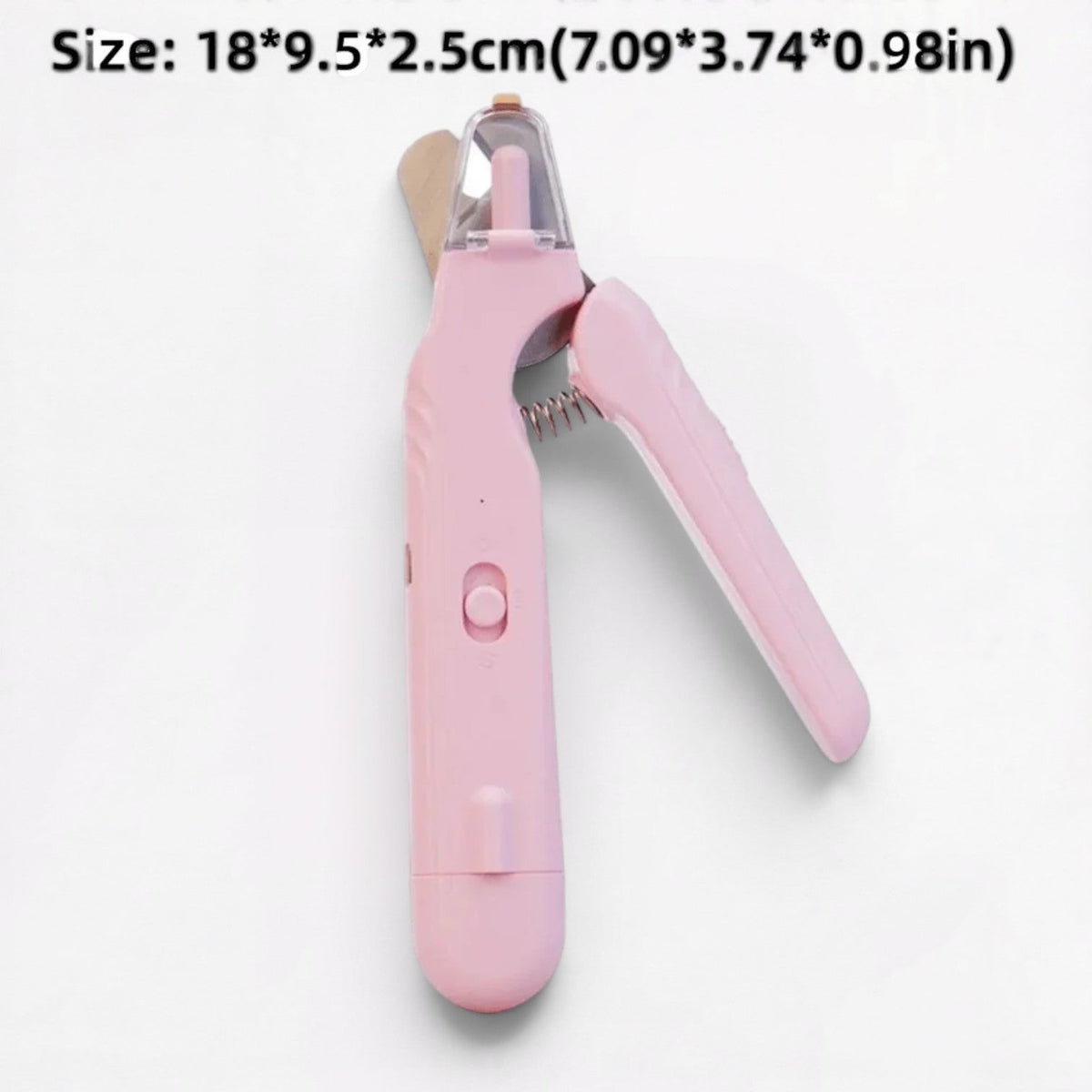 Rechargeable 2-in-1 Frenchie nail grinder with a safety lock