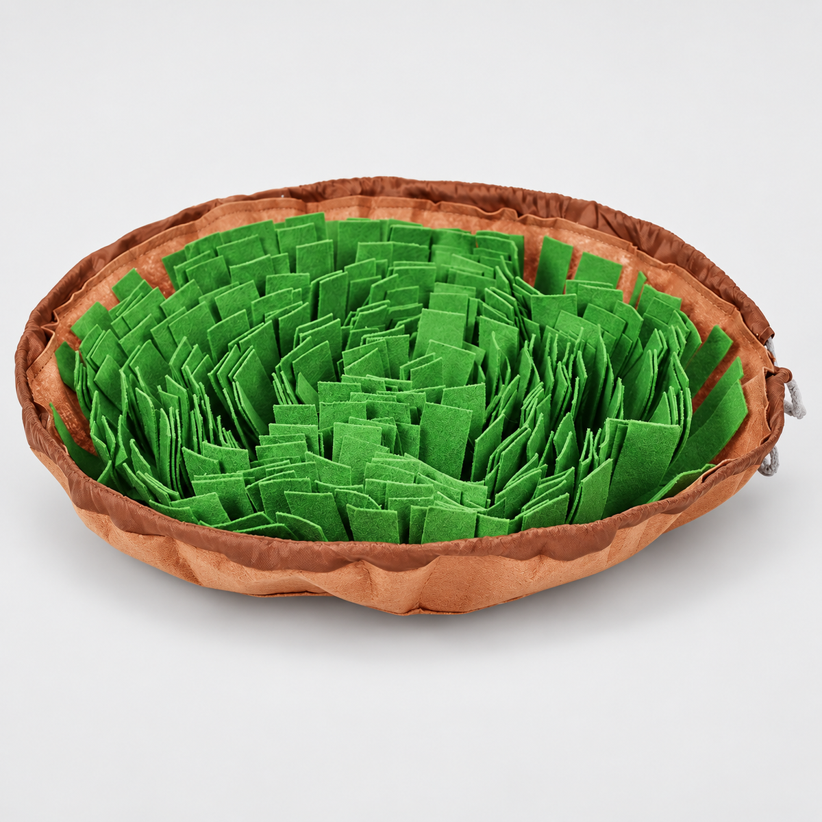 Bowl-Shaped French Bulldog Snuffle Mat — Olive product photo