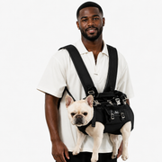 French Bulldog Side Carry Backpack | Frenchie 3-Way Travel Carrier