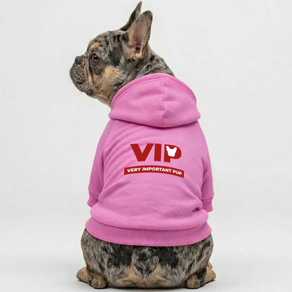 VIP French Bulldog Hoodie | The Frenchie Shop 100% Cotton Sweatshirt