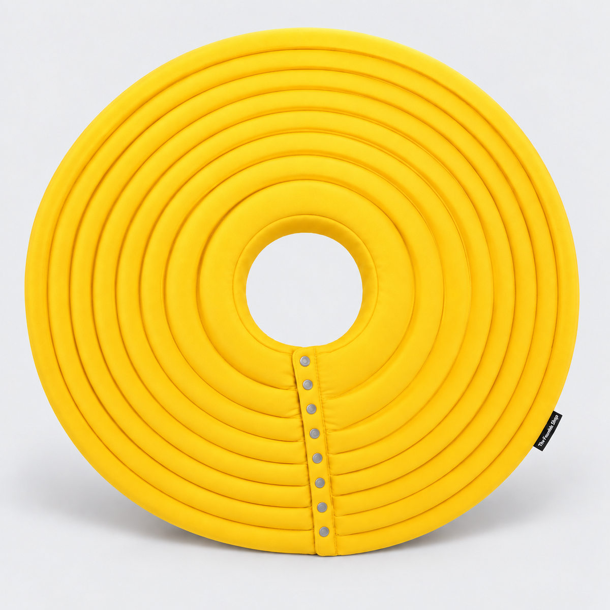 Deep French Bulldog Recovery Cone — Yellow – Neck 60–70 cm product photo