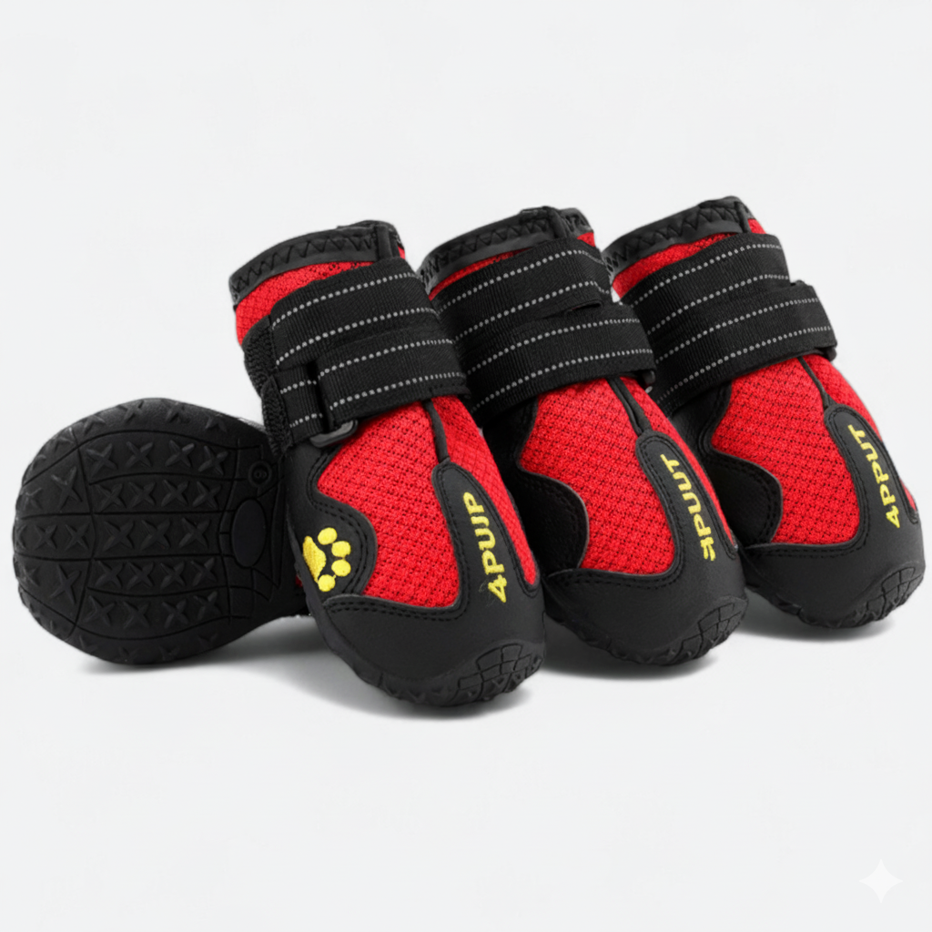 French Bulldog Reflective Anti-Slip Boots | Frenchie Paw Protection Set