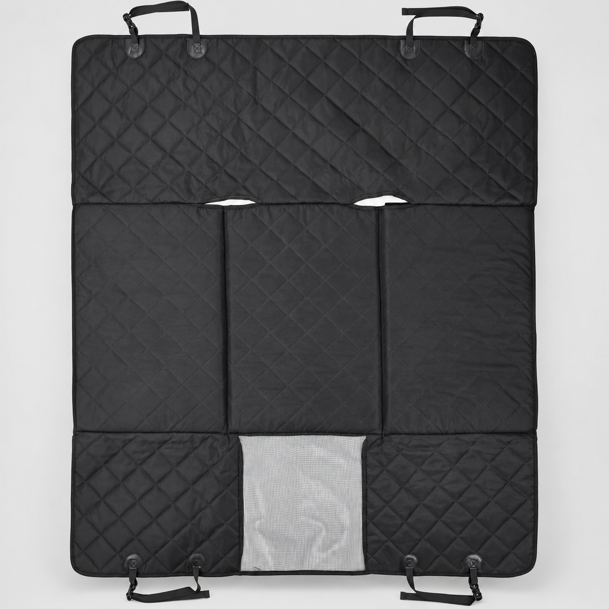 French Bulldog Car Seat Extender — Black studio photo