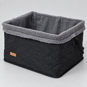 French Bulldog Car Travel Bed — Black studio photo
