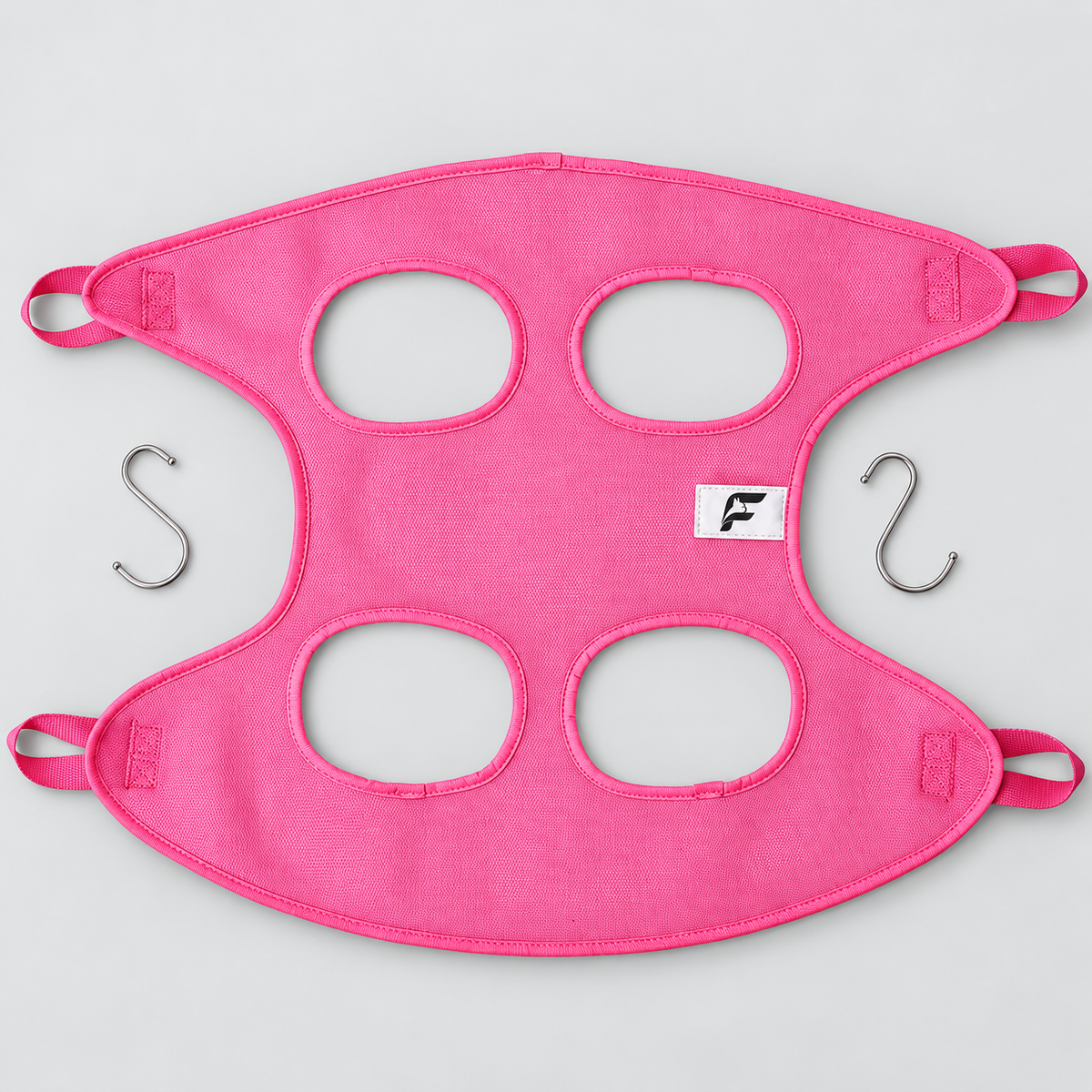 French Bulldog Grooming Hammock – Mesh & Fleece Styles — Magenta – Mesh product photo